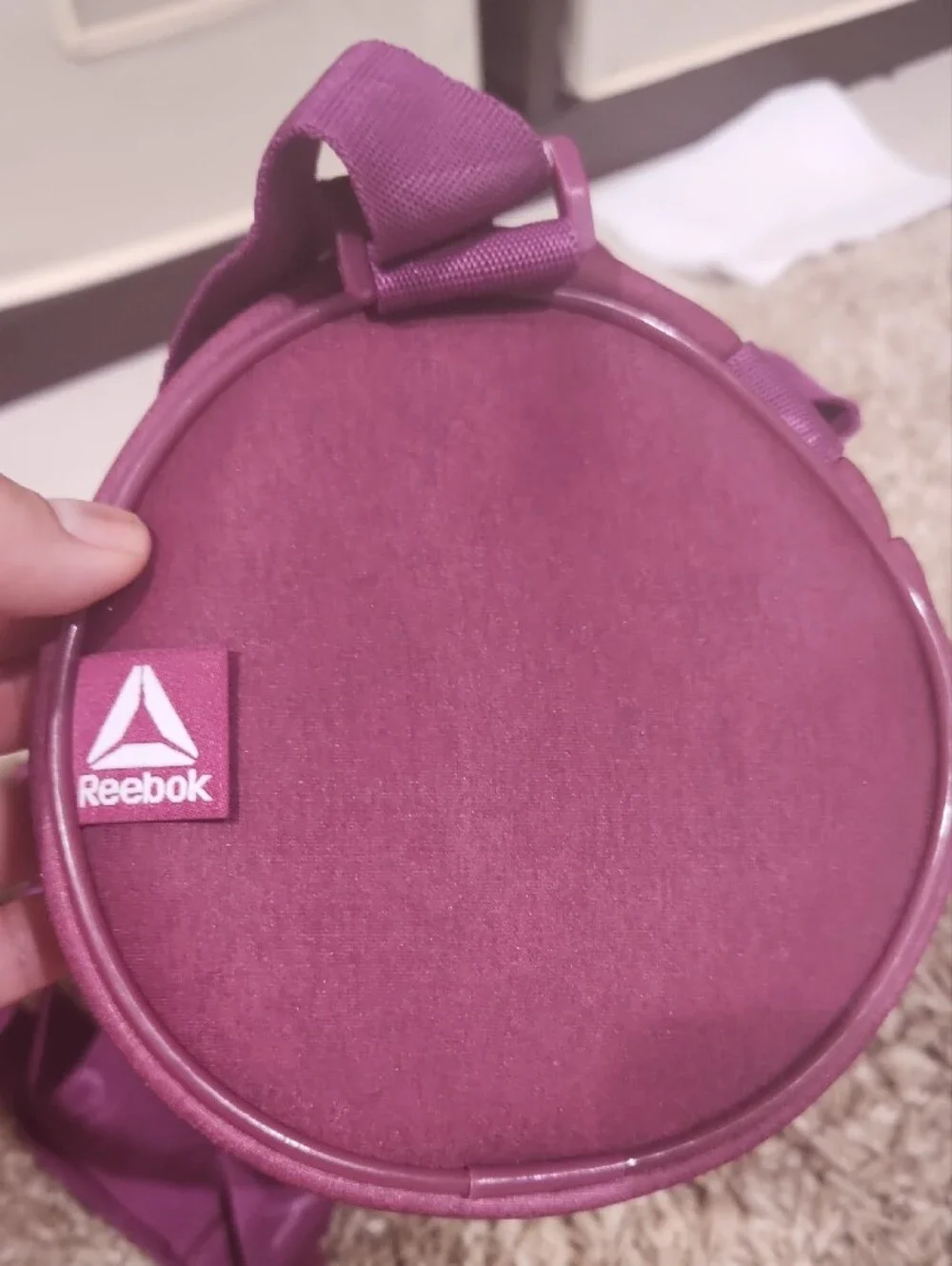 Reebok Maroon Barrel Duffel Bag